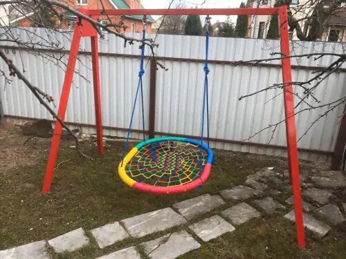Качели-гнездо овальные 120х140 см-0