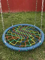 Качели гнездо 100 см на цепях-0